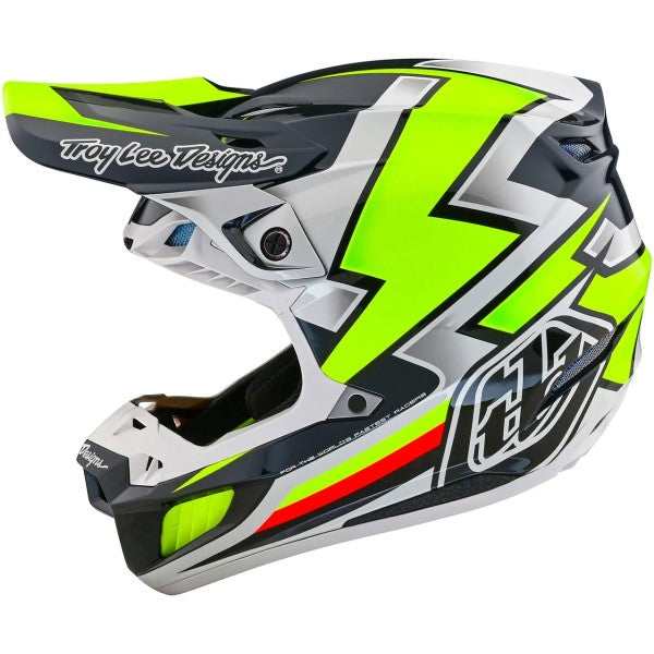 Casque de Motocross SE5 Composite Ever Gris/Jaune de droite