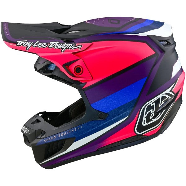 Casque de Motocross SE5 Composite Reverb Mips Noir/Mauve de droite