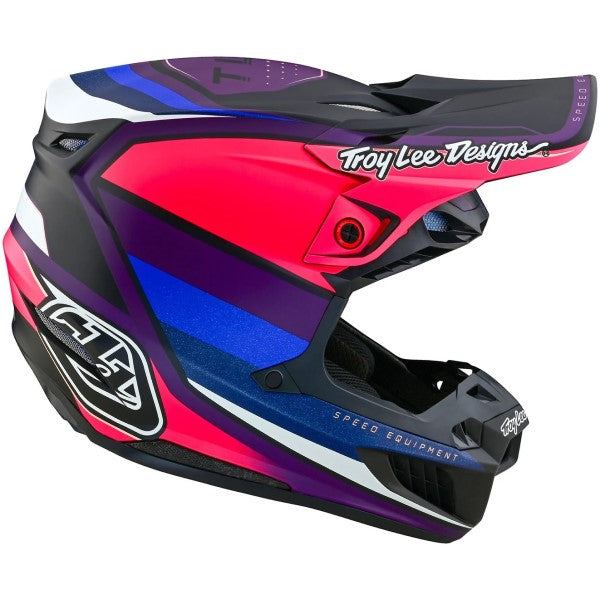 Casque de Motocross SE5 Composite Reverb Mips Noir/Mauve de gauche