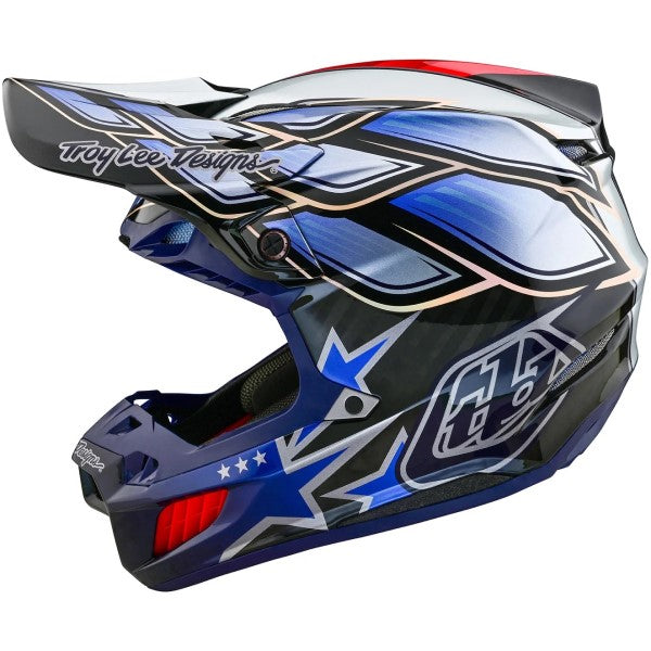 Casque de Motocross SE5 Composite Wings Noir/Multicolore de droite