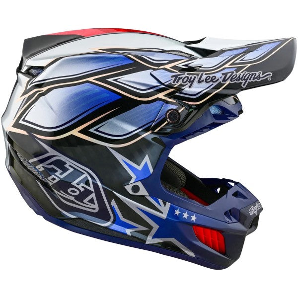 Casque de Motocross SE5 Composite Wings Noir/Multicolore de gauche