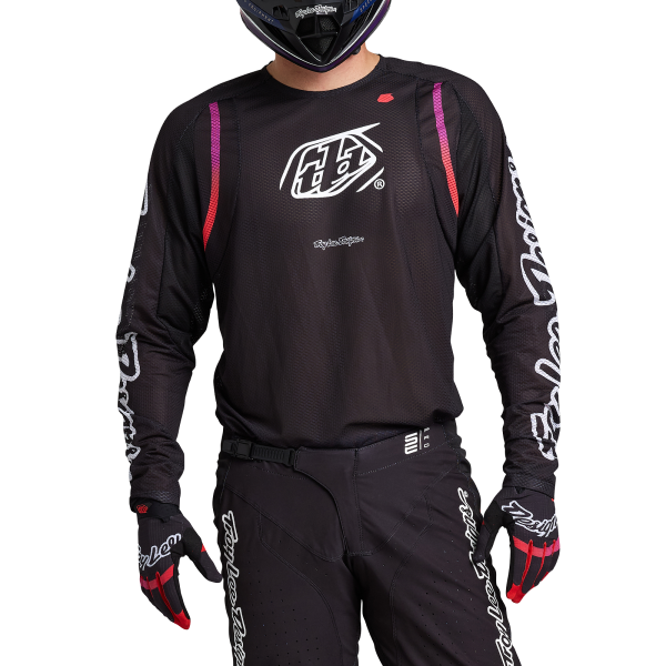 Chandail de Motocross TLD SE Pro Air Pinned Noir