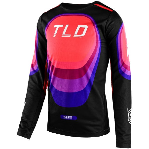 Chandail de Motocross GP Pro Reverb Junior Troy Lee Designs Noir/Mauve