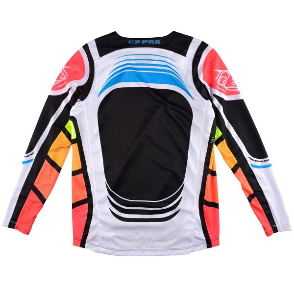 Chandail de Motocross GP Pro Wavez Junior Troy Lee Designs Noir/Jaune Dos