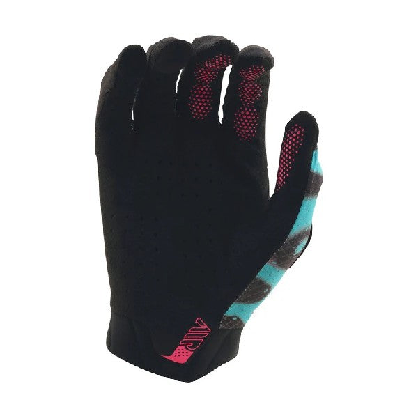 Gants de Motocross Membrane Noir/Jaune, Paume