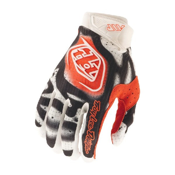 Gants de Motocross Membrane  Blanc/Rouge