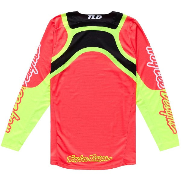 Chandail de Motocross GP Pro LS Swerve rouge de dos 