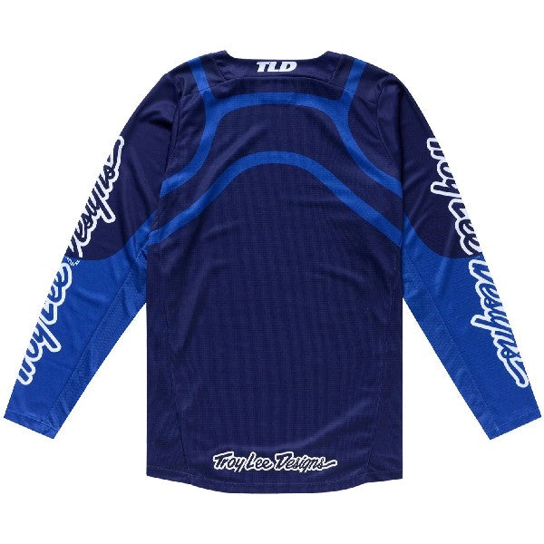 Chandail de Motocross GP Pro LS Swerve bleu de dos