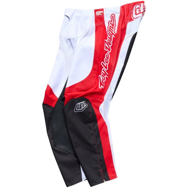 Pantalon de Motocross GP Pro Frames Noir/Blanc/Rouge incliné de droite