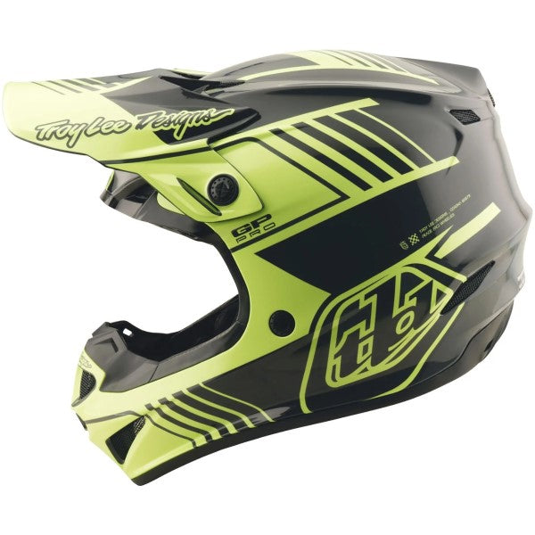 Casque de Motocross GP Pro Segment MIPS Haute-Visibilité/Noir de droite