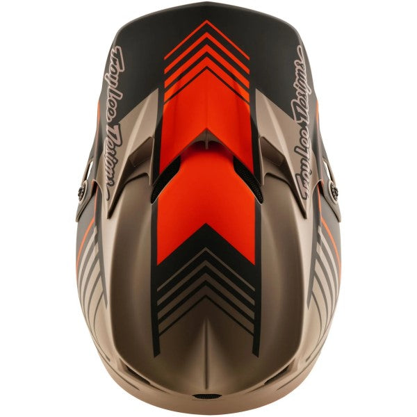 Casque de Motocross GP Pro Segment MIPS Brun/Orange au-dessus