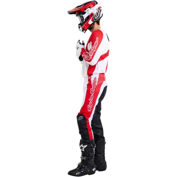 Pantalon de Motocross GP Pro Frames Noir/Blanc/Rouge essayage de droite