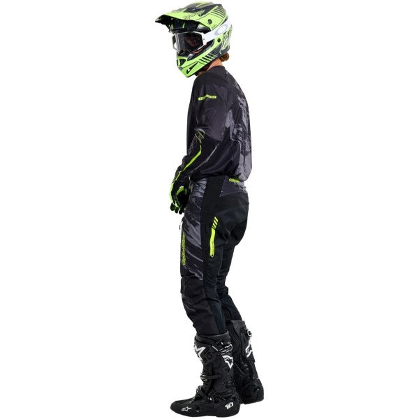 Pantalon de Motocross Scout GP Pro Slab Noir/Gris essayage de droite