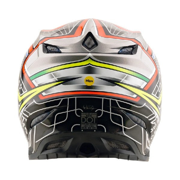 Casque de Motocross SE5 Composite W/Mips Lowrider Gris, Dos
