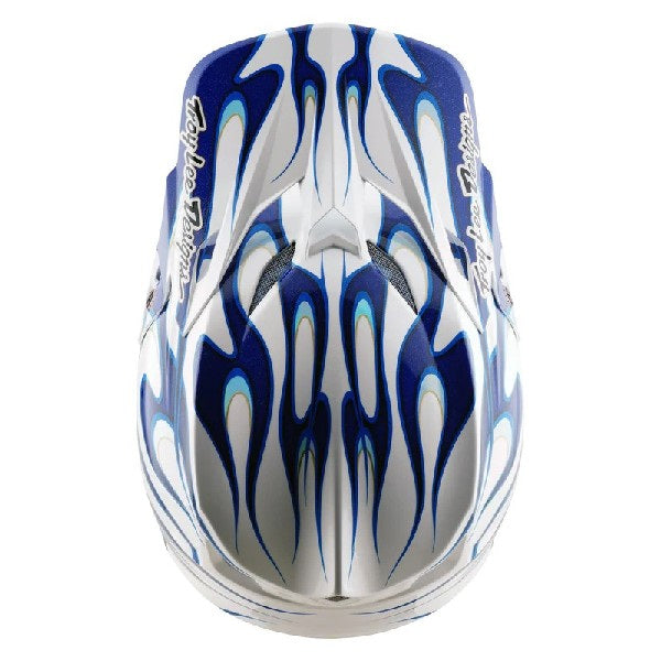 Casque de Motocross SE5 Composite Torched Troy Lee Designs Bleu, dessus