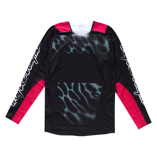 Chandail de Motocross SE Pro Roam  Troy Lee Designs Noir/Rouge, de dos