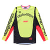 Chandail de Motocross SE Pro Roam  Troy Lee Designs Haute visibilité/Noir, de dos