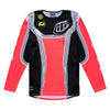Chandail de Motocross SE Pro Stripes Troy Lee Designs Rouge/Noir, de face