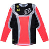 Chandail de Motocross SE Pro Stripes Junior Rouge/Noir de face