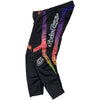 Pantalon de Motocross SE Pro Stripes Noir/Multicolore incliné de droite