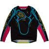 Chandail de Motocross GP Pro Membrane Junior Noir/Multicolore de face