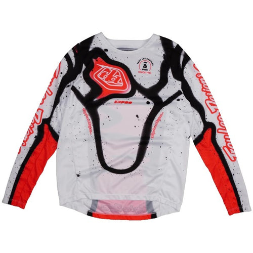 Chandail de Motocross GP Pro Membrane Junior Blanc/Rouge de face