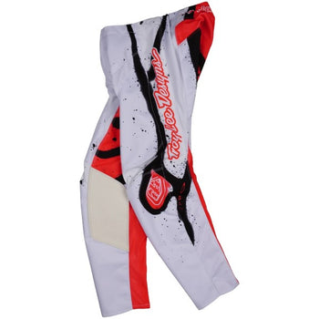 Pantalon de Motocross GP Pro Membrane Junior Blanc/Rouge incliné de droite