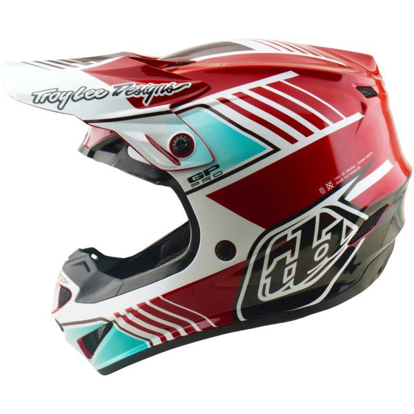 Casque de Motocross GP Pro Segment MIPS Rouge/Bleu de droite