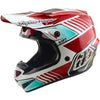 Casque de Motocross GP Pro Segment MIPS Rouge/Bleu incliné de droite