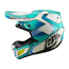 Casque de Motocross SE5 Composite Crest Turquoise, côté gauche