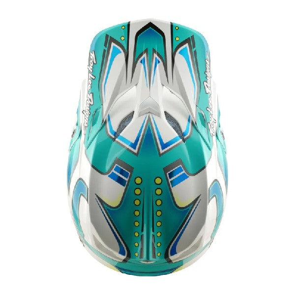 Casque de Motocross SE5 Composite Crest Turquoise, Dessus