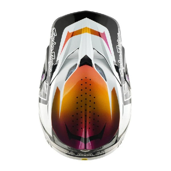 Casque de Motocross SE5 Composite Lined up Noir, Dessus