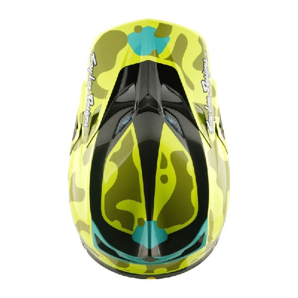 Casque de Motocross SE5 Composite Myth Jaune Fluo, Dessus