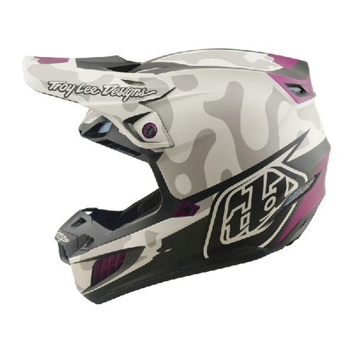 Casque de Motocross SE5 Composite Myth Gris clair, côté gauche