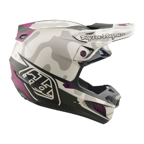 Casque de Motocross SE5 Composite Myth Gris clair, côté droit