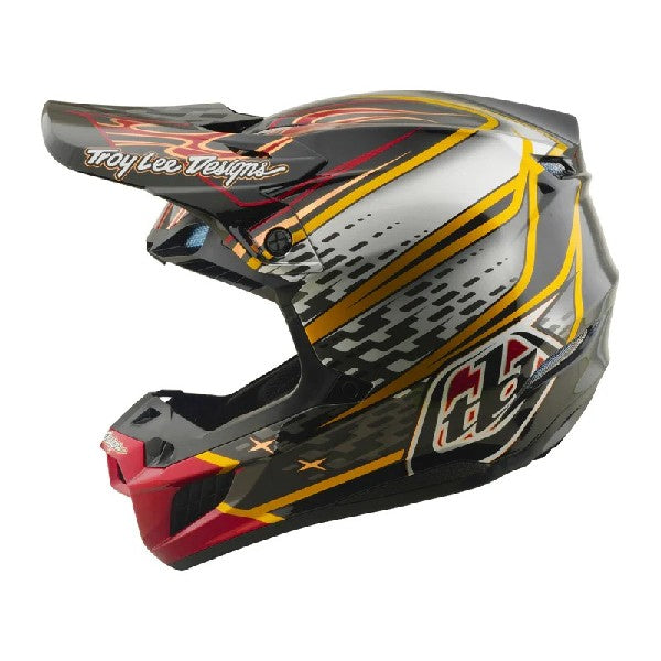Casque de Motocross SE5 Composite Wings Noir, côté gauche