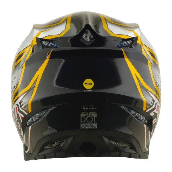 Casque de Motocross SE5 Composite Wings Noir, Dos