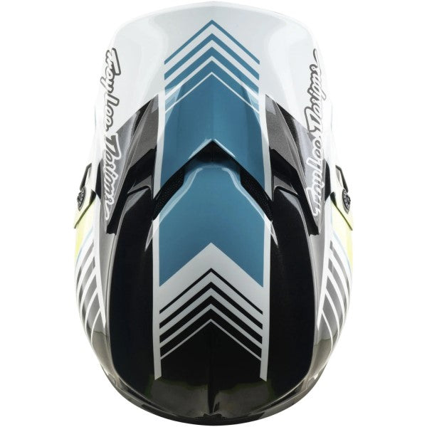 Casque de Motocross GP Pro Segment MIPS Junior Gris/Jaune au-dessus