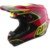 Casque de Motocross GP Pro Segment MIPS Junior Noir/Fushia incliné de droite