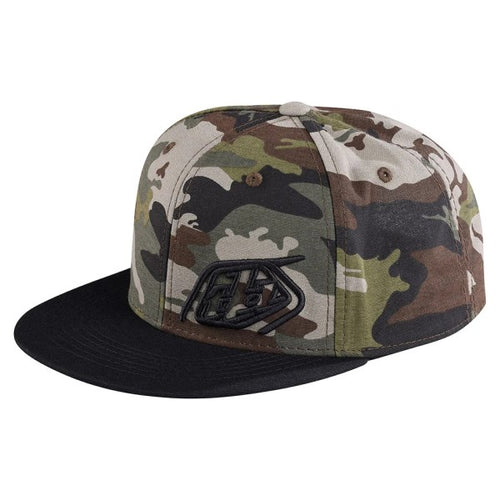 Casquette Snapback Slice Camo Camo Troy Lee Designs Face