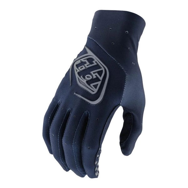 Gants de Motocross SE Ultra Solid Troy Lee Design bleu foncé, dessus