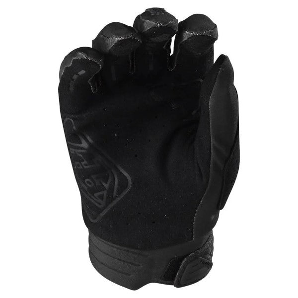 Gants de Motocross Womens Gambit  Solid  | Noir, le côté arrière 