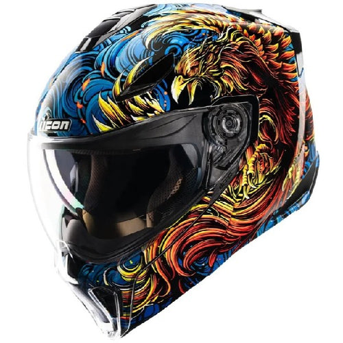 Casque Modulaire de Moto Threshold Burn Birdie Burn