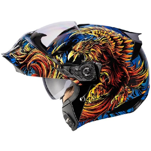 Casque Modulaire de Moto Threshold Burn Birdie Burn