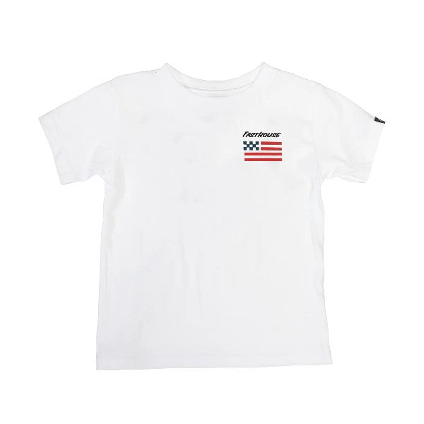 T-Shirt Liberty Enfant/Fasthouse/blanc de face 