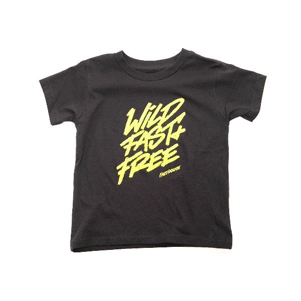 T-Shirt WFF Enfant/Fasthouse/noir de face