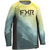 Chandail Derby UPF Enfant FXR jaune, de face