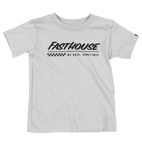 T-Shirt Emblem Bébé/Fasthouse/gris, de face