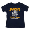 T-Shirt Runner Bébé/Fasthouse/bleu de face