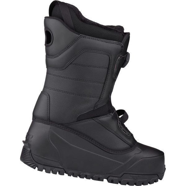 Bottes de Motoneige Transfer BOA Noir Ops incliné de dos